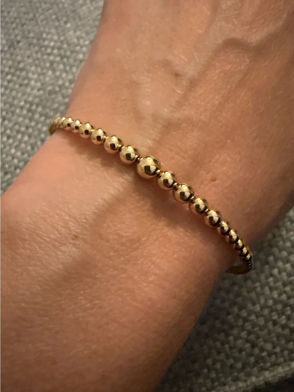 Gabriel & Co 14k yellow gold Bujukan open bangle SIZE 6.5